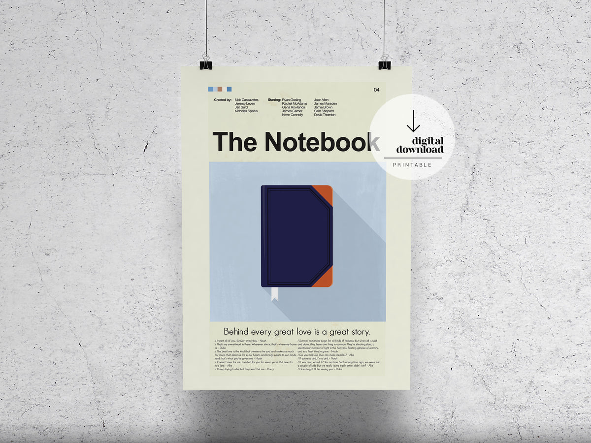 The Notebook | DIGITAL ARTWORK DOWNLOAD