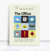 Load image into Gallery viewer, The Office Inspired Mid-Century Modern Print LARGE 18x24 | Print only
