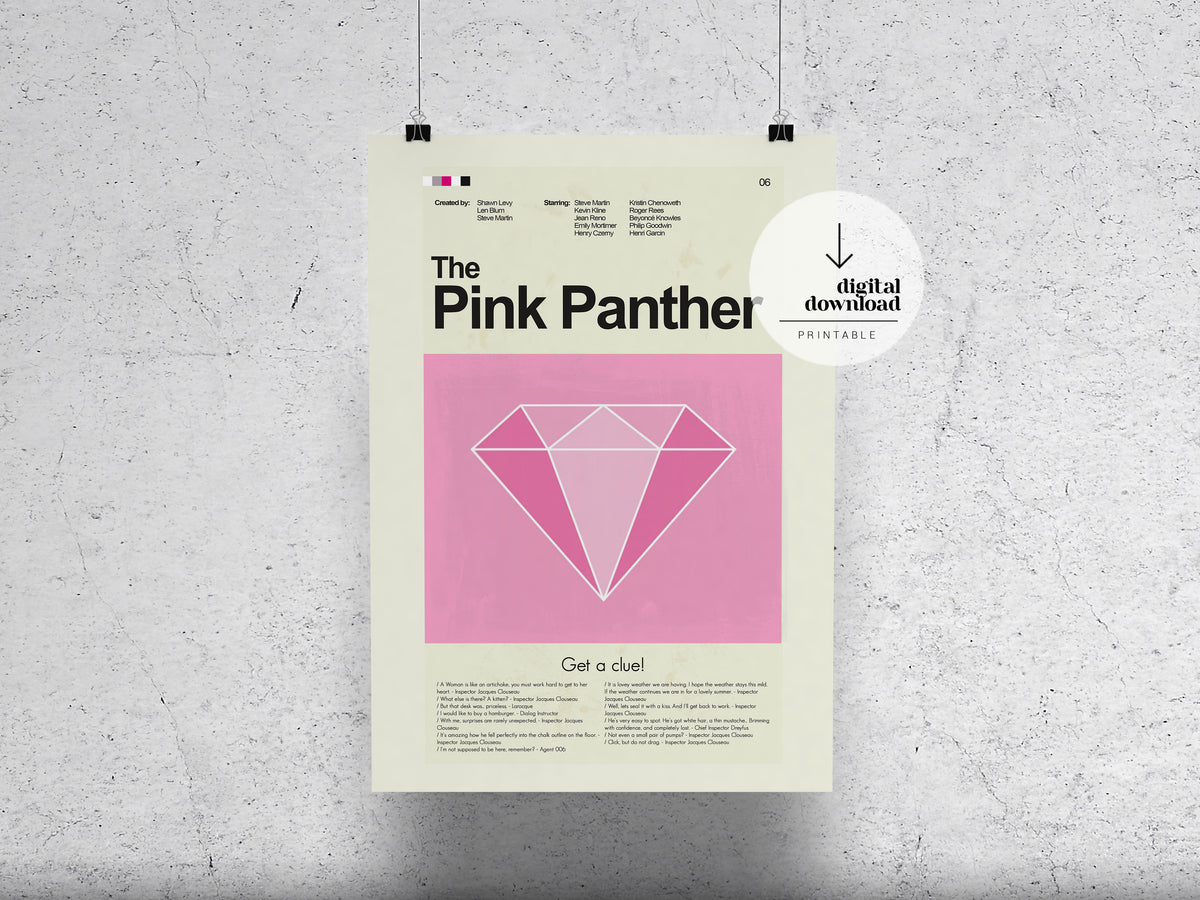 The Pink Panther | DIGITAL ARTWORK DOWNLOAD