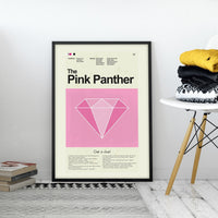 Load image into Gallery viewer, The Pink Panther Inspired Mid-Century Modern Print | 12&quot;x18&quot; or 18&quot;x24&quot; Print only
