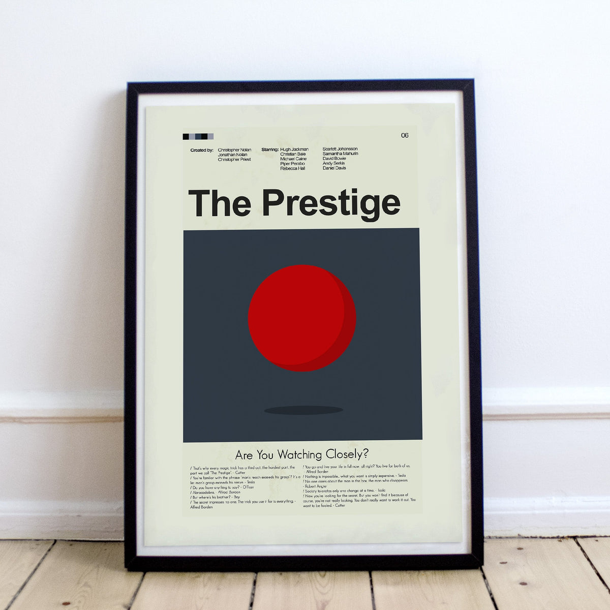 The Prestige Inspired Mid-Century Modern Print | 12"x18" or 18"x24" Print only