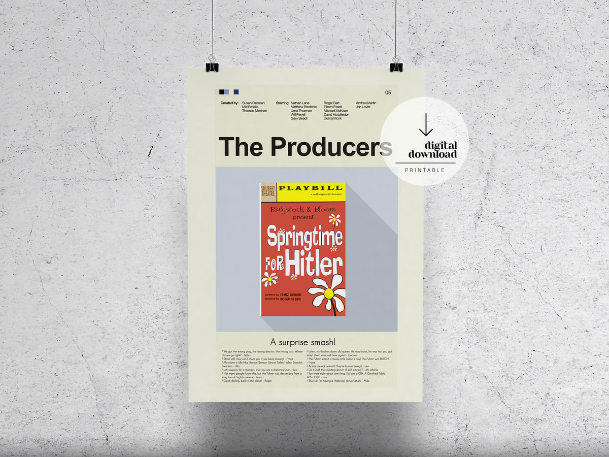 The Producers | DIGITAL ARTWORK DOWNLOAD