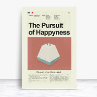 Load image into Gallery viewer, The Pursuit of Happyness Inspired Mid-Century Modern Print | 12&quot;x18&quot; or 18&quot;x24&quot; Print only
