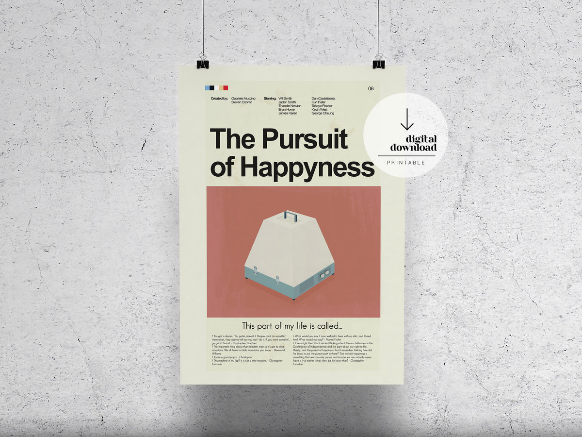 The Pursuit of Happyness | DIGITAL ARTWORK DOWNLOAD