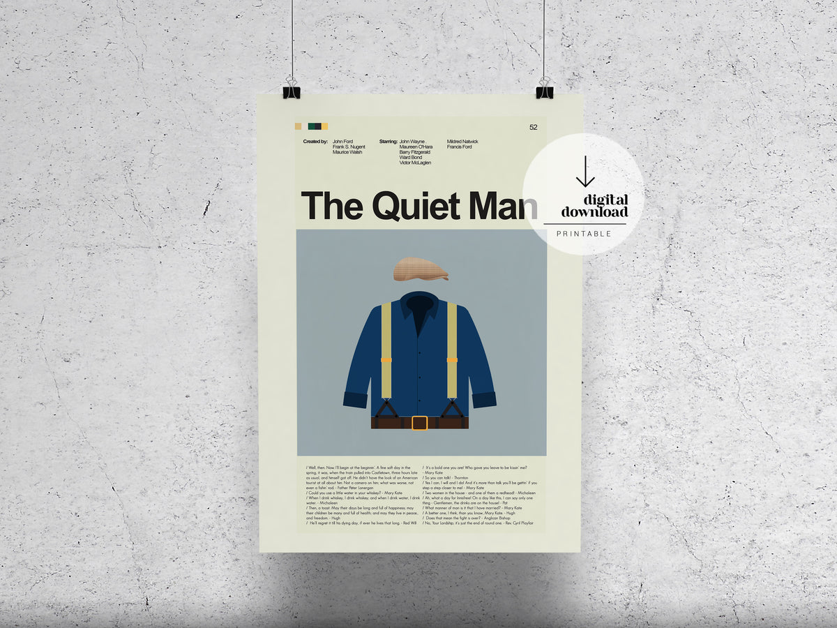 The Quiet Man | DIGITAL ARTWORK DOWNLOAD