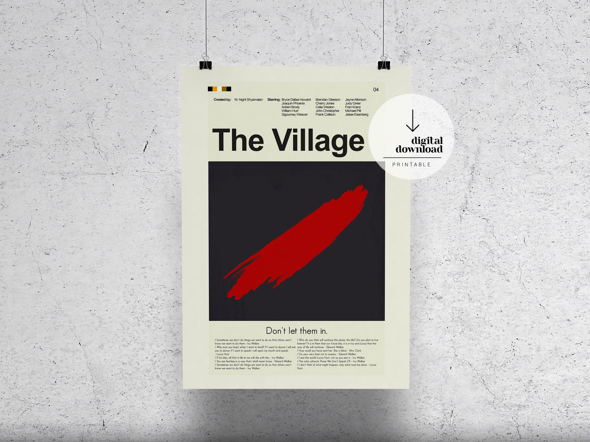 The Village | DIGITAL ARTWORK DOWNLOAD