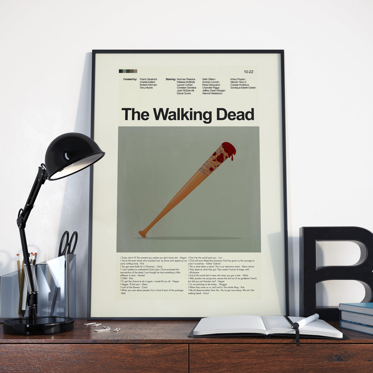 The Walking Dead - Lucille | 12"x18" or 18"x24" Print only
