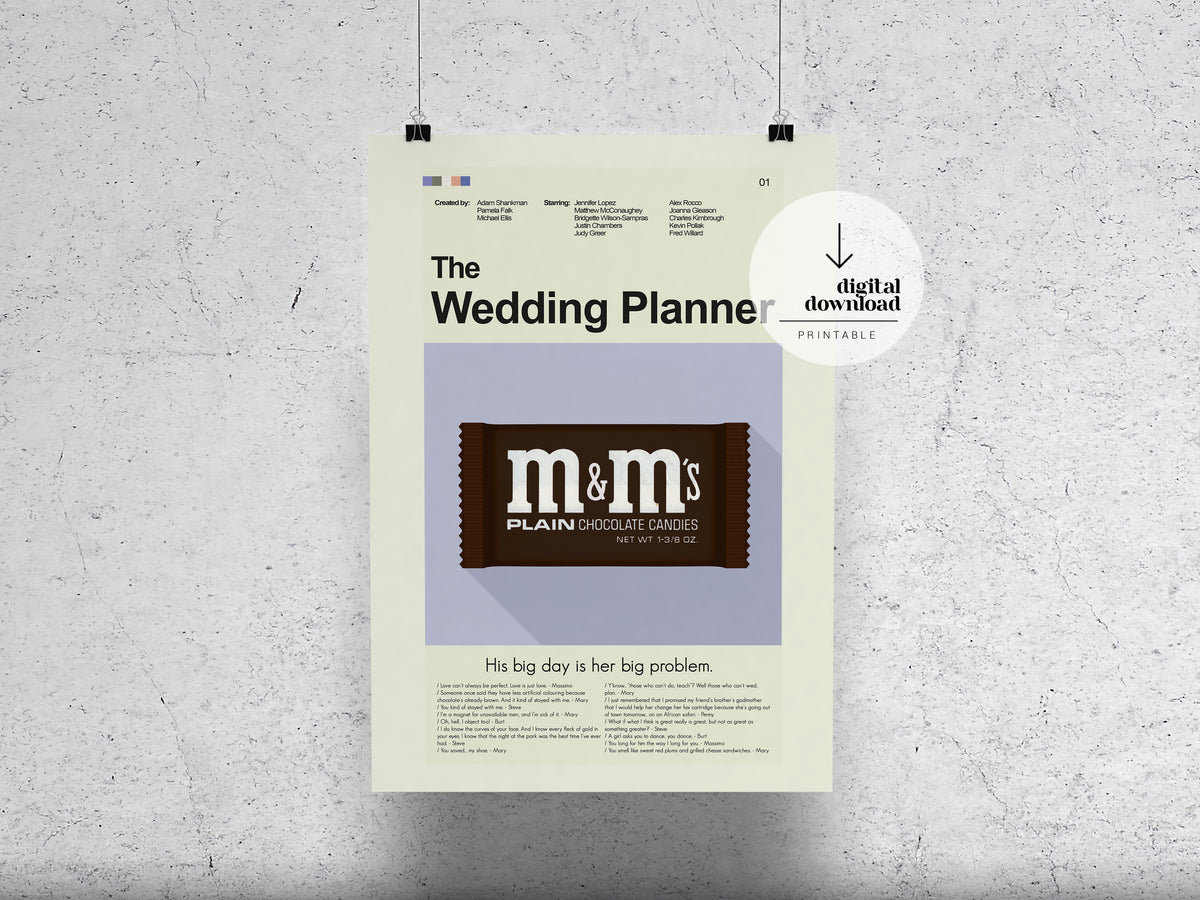 The Wedding Planner | DIGITAL ARTWORK DOWNLOAD