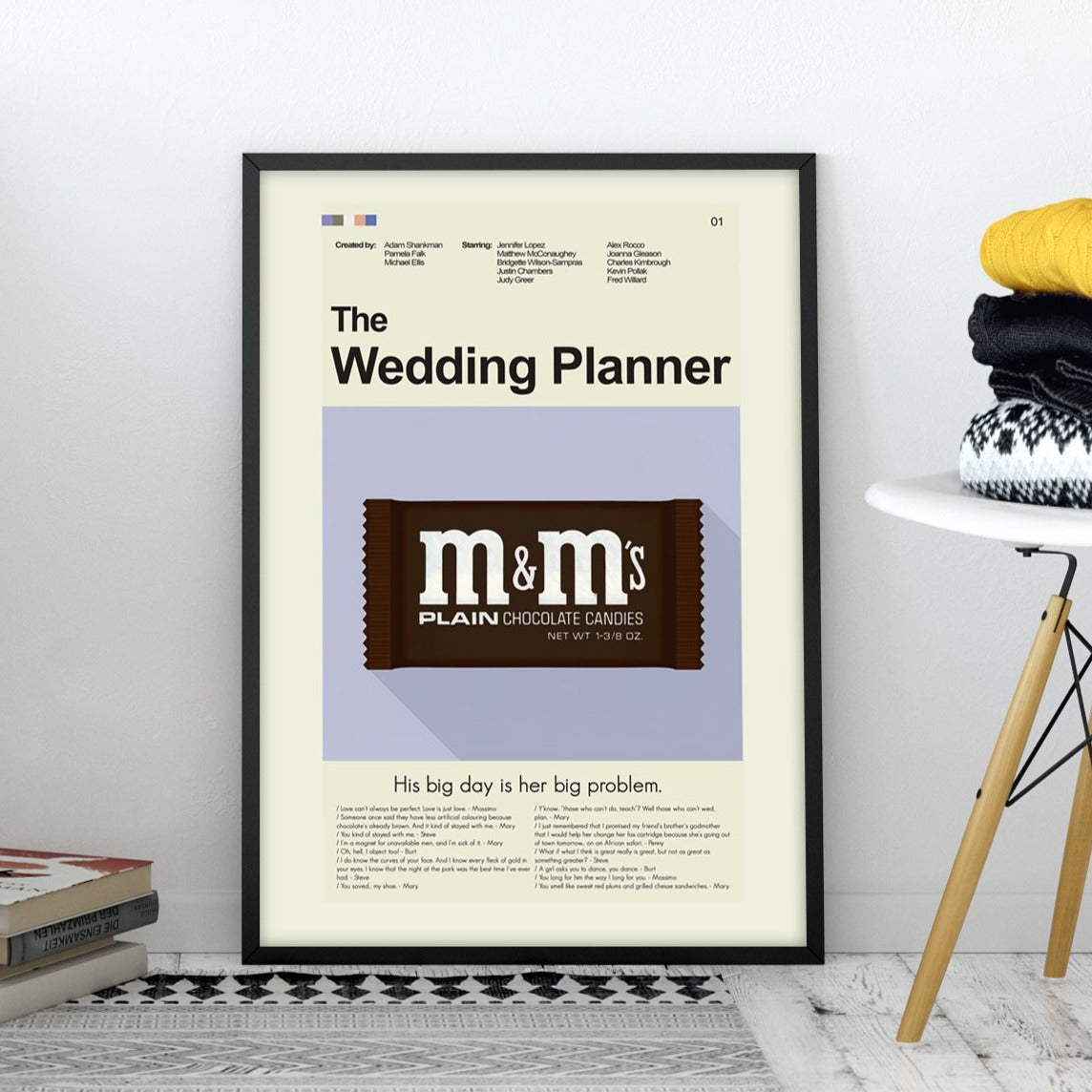 The Wedding Planner - M&M's  | 12"x18" or 18"x24" Print only