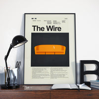 Load image into Gallery viewer, The Wire Inspired Mid-Century Modern Print | 12&quot;x18&quot; or 18&quot;x24&quot; Print only
