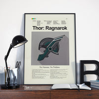 Load image into Gallery viewer, Thor: Ragnarok Mid-Century Modern Print | 12&quot;x18&quot; or 18&quot;x24&quot; Print only
