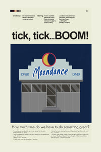 Load image into Gallery viewer, tick, tick... BOOM! - Moondance Diner | 12&quot;x18&quot; Print Only
