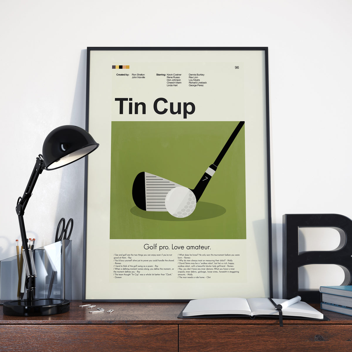 Tin Cup - 7 Iron | 12"x18" or 18"x24" Print only