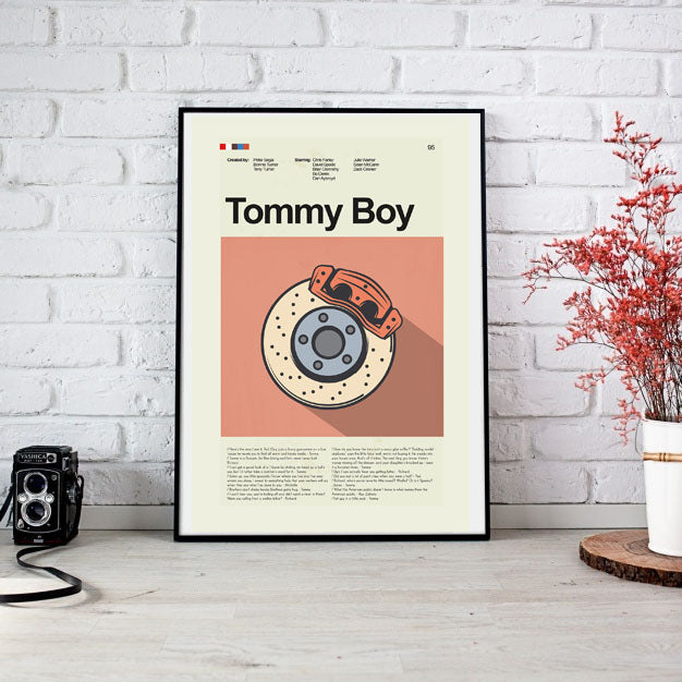 Tommy Boy Mid-Century Modern Print | 12"x18" or 18"x24" Print only