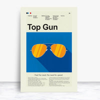 Load image into Gallery viewer, Top Gun Mid-Century Modern Print | 12&quot;x18&quot; or 18&quot;x24&quot; Print only
