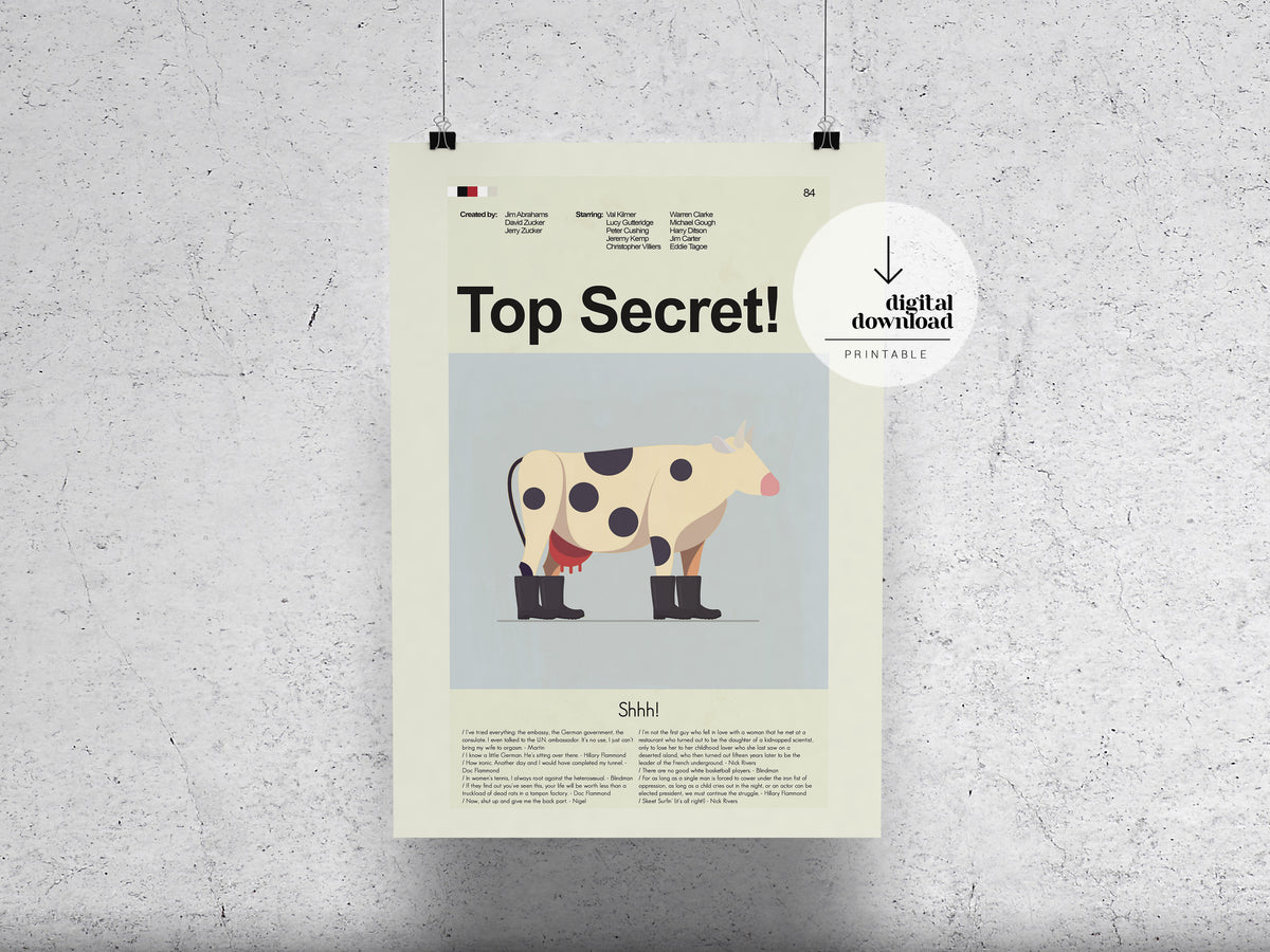 Top Secret! | DIGITAL ARTWORK DOWNLOAD