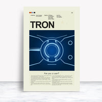 Load image into Gallery viewer, TRON Mid-Century Modern Print | 12&quot;x18&quot; or 18&quot;x24&quot; Print only
