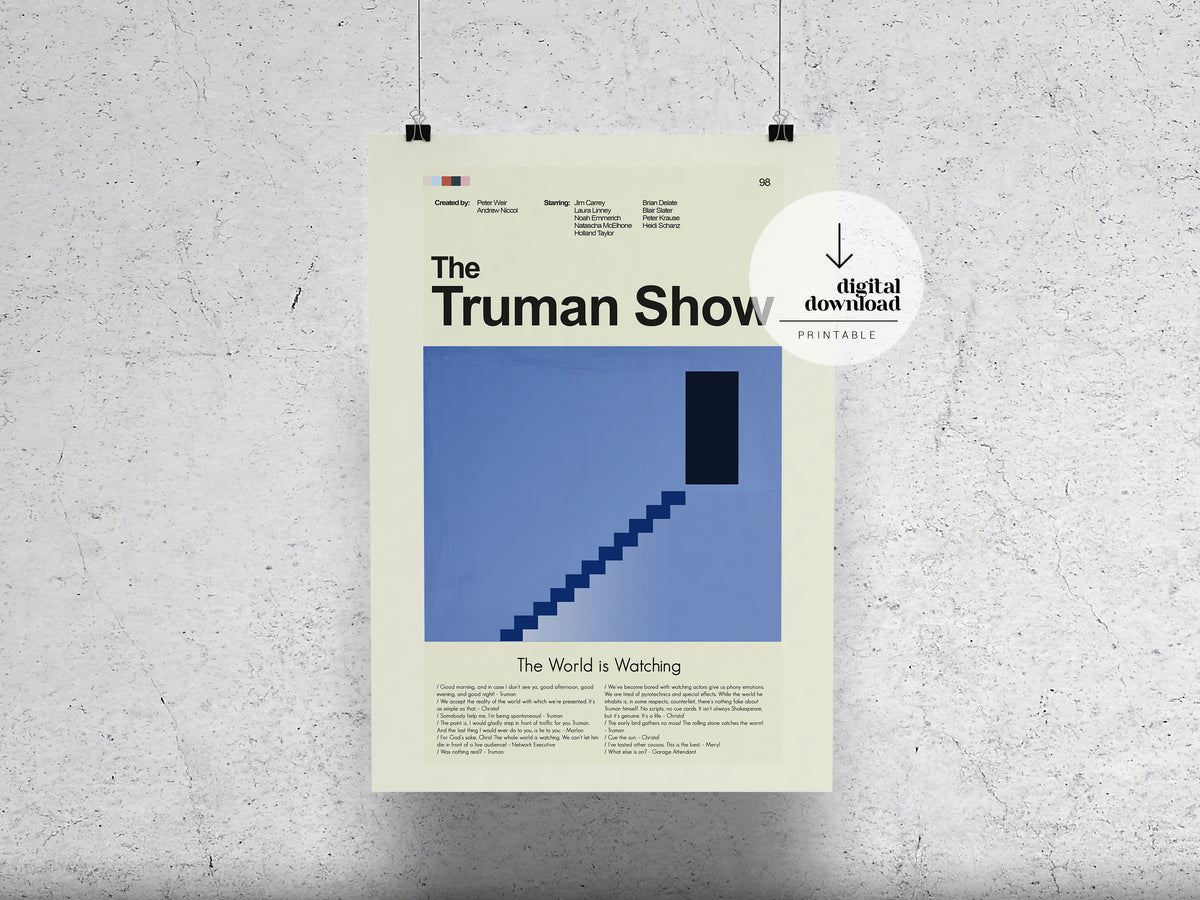 The Truman Show | DIGITAL ARTWORK DOWNLOAD