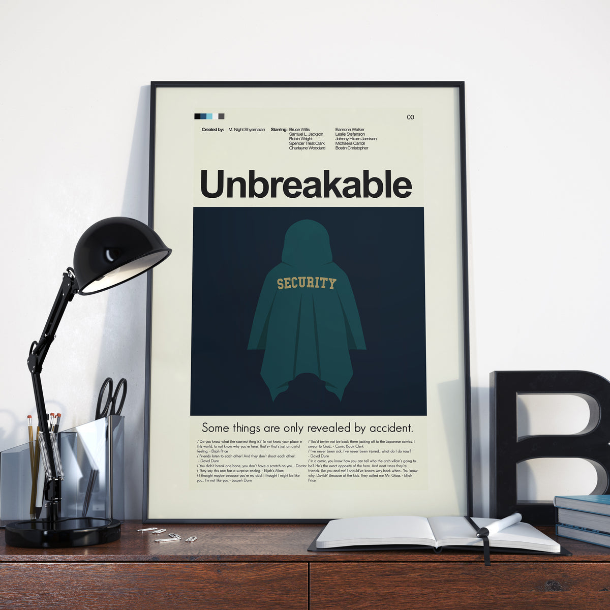 Unbreakable - Security Rain Poncho | 12"x18" or 18"x24" Print Only