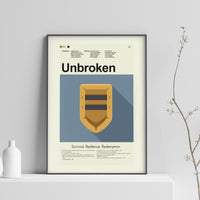 Load image into Gallery viewer, Unbroken Mid-Century Modern Print | 12&quot;x18&quot; or 18&quot;x24&quot; Print only
