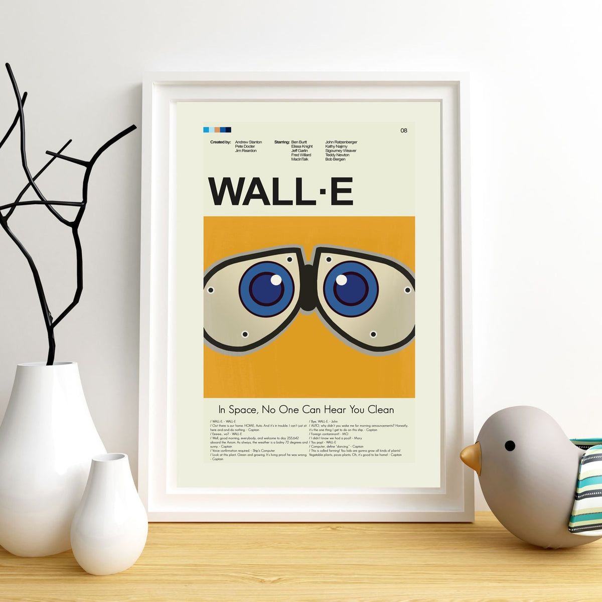 WALL-E - Eyes | 12"x18" or 18"x24" Print only