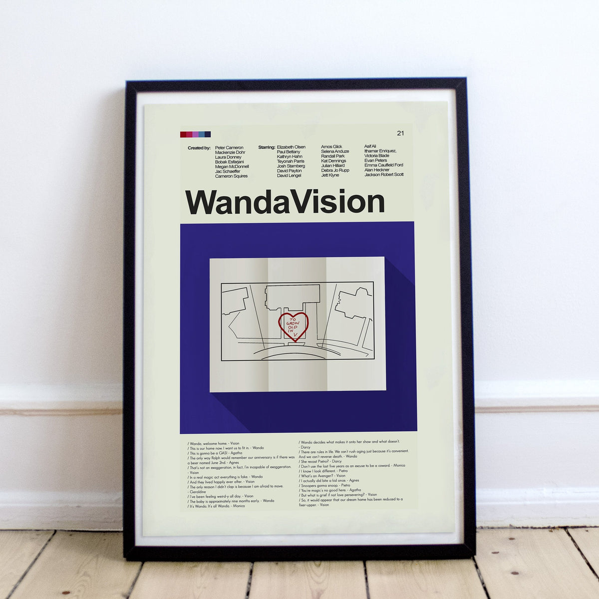 WandaVision - Deed  | 12"x18" or 18"x24" Print only