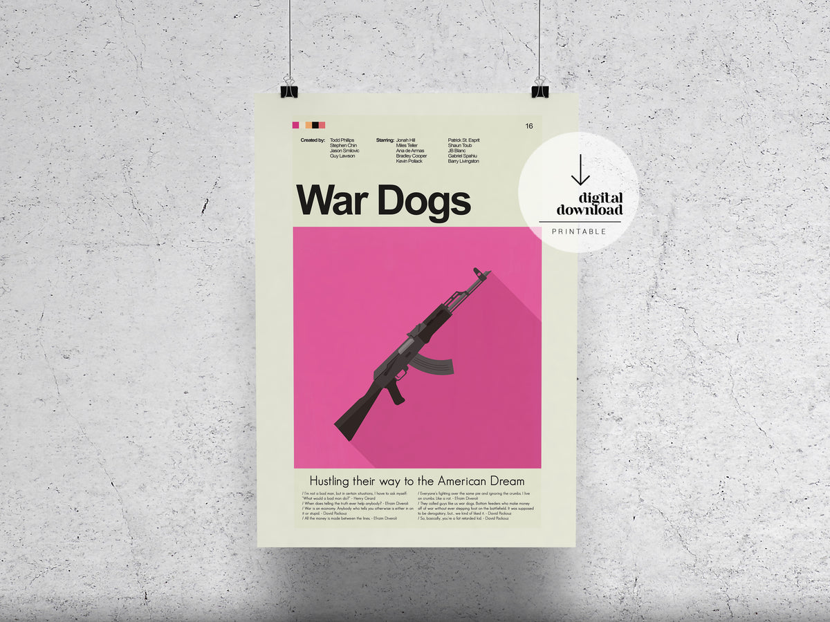 War Dogs | DIGITAL ARTWORK DOWNLOAD