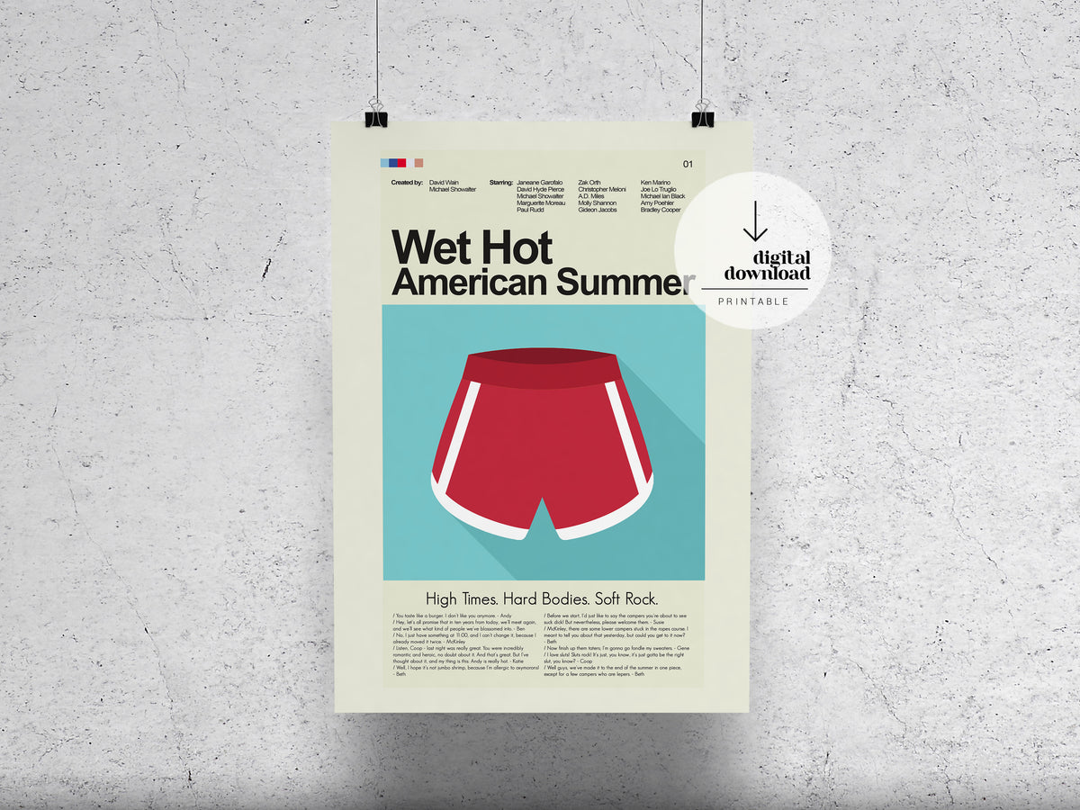 Wet Hot American Summer | DIGITAL ARTWORK DOWNLOAD