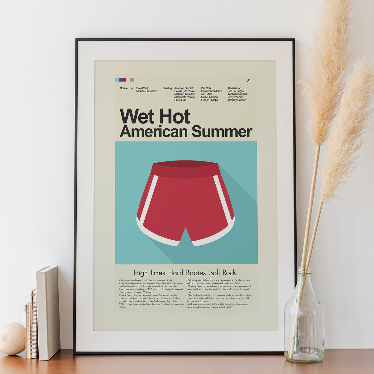 Wet Hot American Summer - Shorts | 12"x18" Print Only