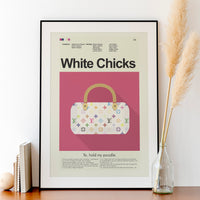 Load image into Gallery viewer, White Chicks - Designer Bag | 12&quot;x18&quot; or 18&quot;x24&quot; Print only

