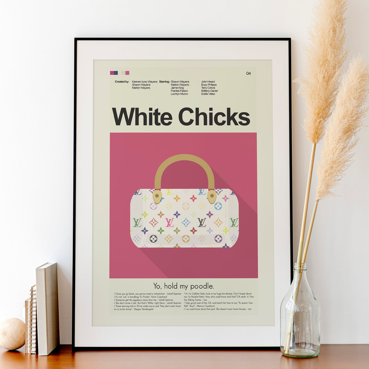 White Chicks - Designer Bag | 12"x18" or 18"x24" Print only