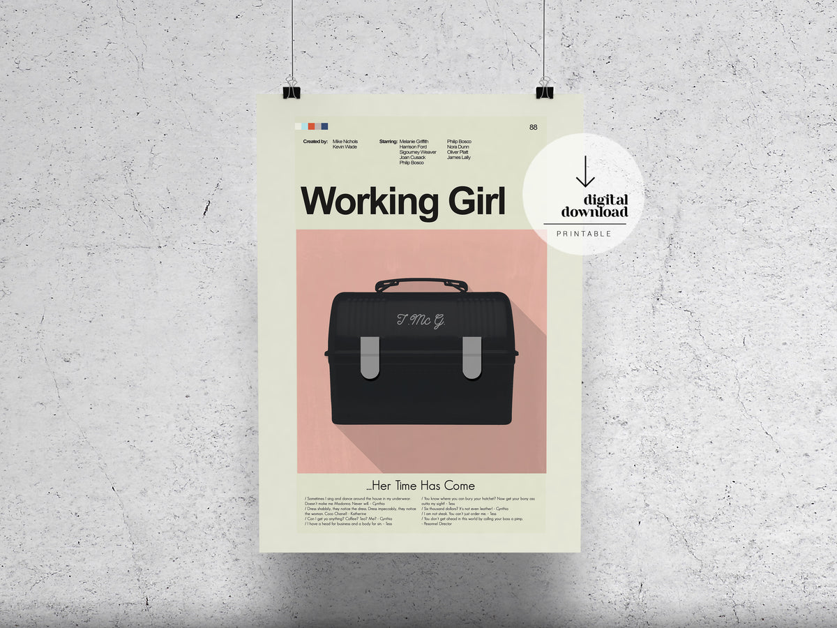 Working Girl | DIGITAL ARTWORK DOWNLOAD