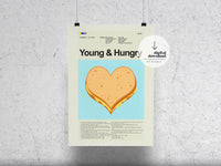 Load image into Gallery viewer, Young &amp; Hungry | DIGITAL ARTWORK DOWNLOAD
